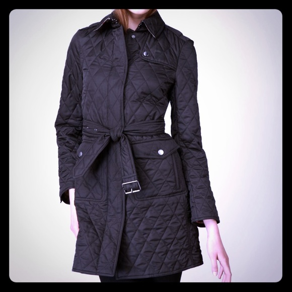 Burberry Jackets & Blazers - Burberry Brit quilted long jacket